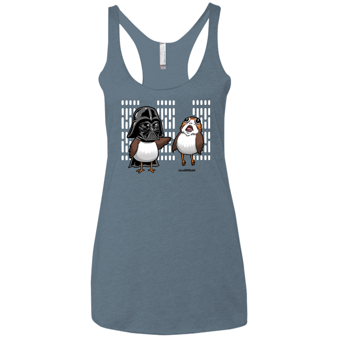 T-Shirts Indigo / X-Small Dark Critter Women's Triblend Racerback Tank