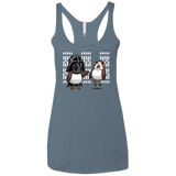 T-Shirts Indigo / X-Small Dark Critter Women's Triblend Racerback Tank
