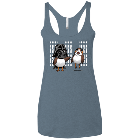 T-Shirts Indigo / X-Small Dark Critter Women's Triblend Racerback Tank