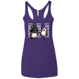 T-Shirts Purple / X-Small Dark Critter Women's Triblend Racerback Tank
