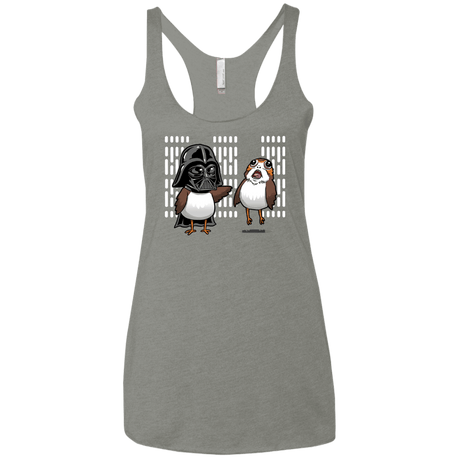 T-Shirts Venetian Grey / X-Small Dark Critter Women's Triblend Racerback Tank