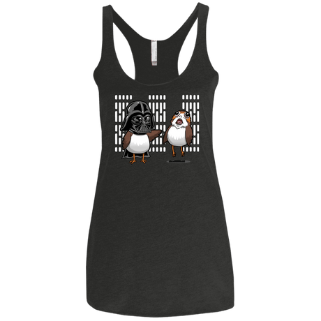 T-Shirts Vintage Black / X-Small Dark Critter Women's Triblend Racerback Tank