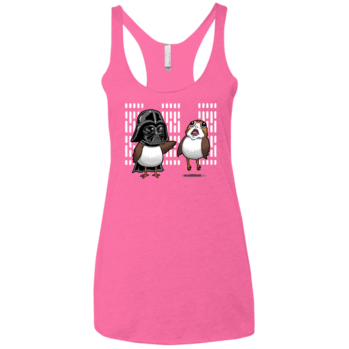 T-Shirts Vintage Pink / X-Small Dark Critter Women's Triblend Racerback Tank