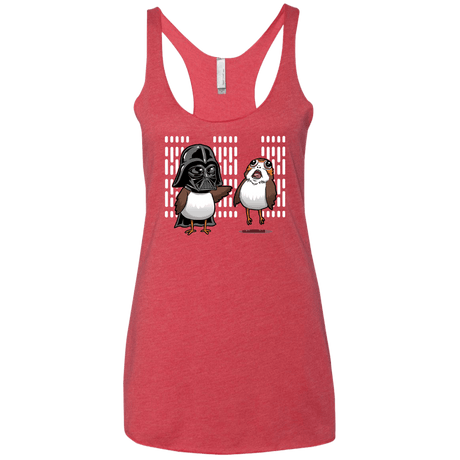T-Shirts Vintage Red / X-Small Dark Critter Women's Triblend Racerback Tank