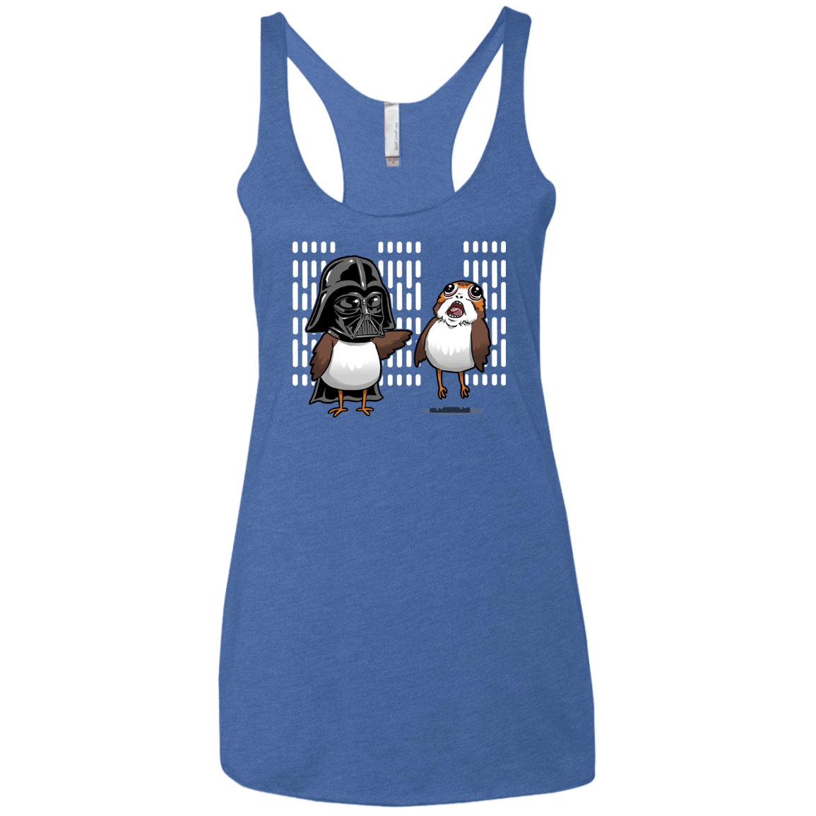 T-Shirts Vintage Royal / X-Small Dark Critter Women's Triblend Racerback Tank