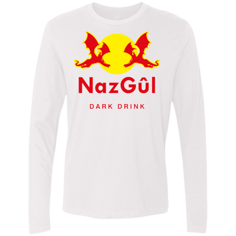 T-Shirts White / Small Dark drink Men's Premium Long Sleeve