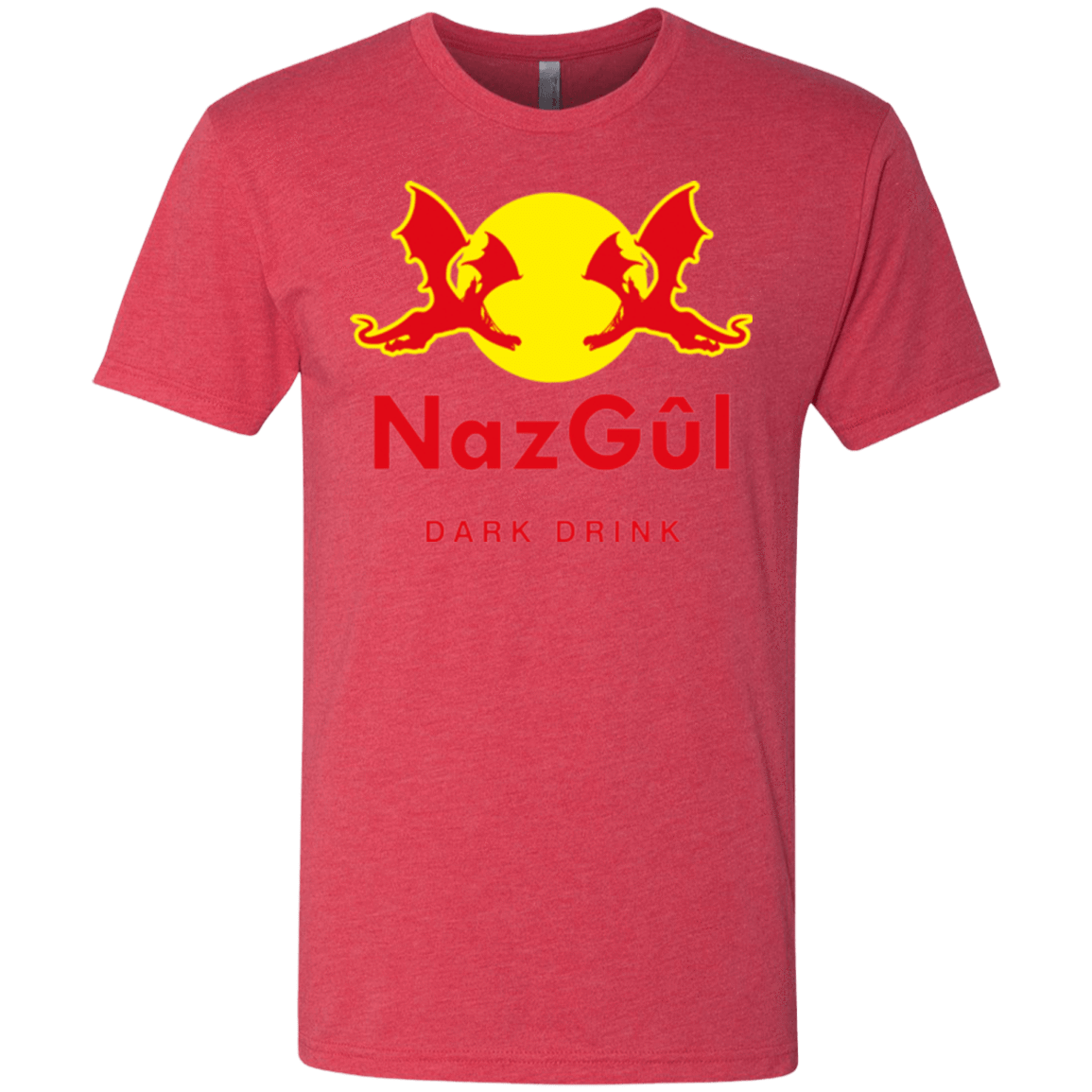 T-Shirts Vintage Red / Small Dark drink Men's Triblend T-Shirt