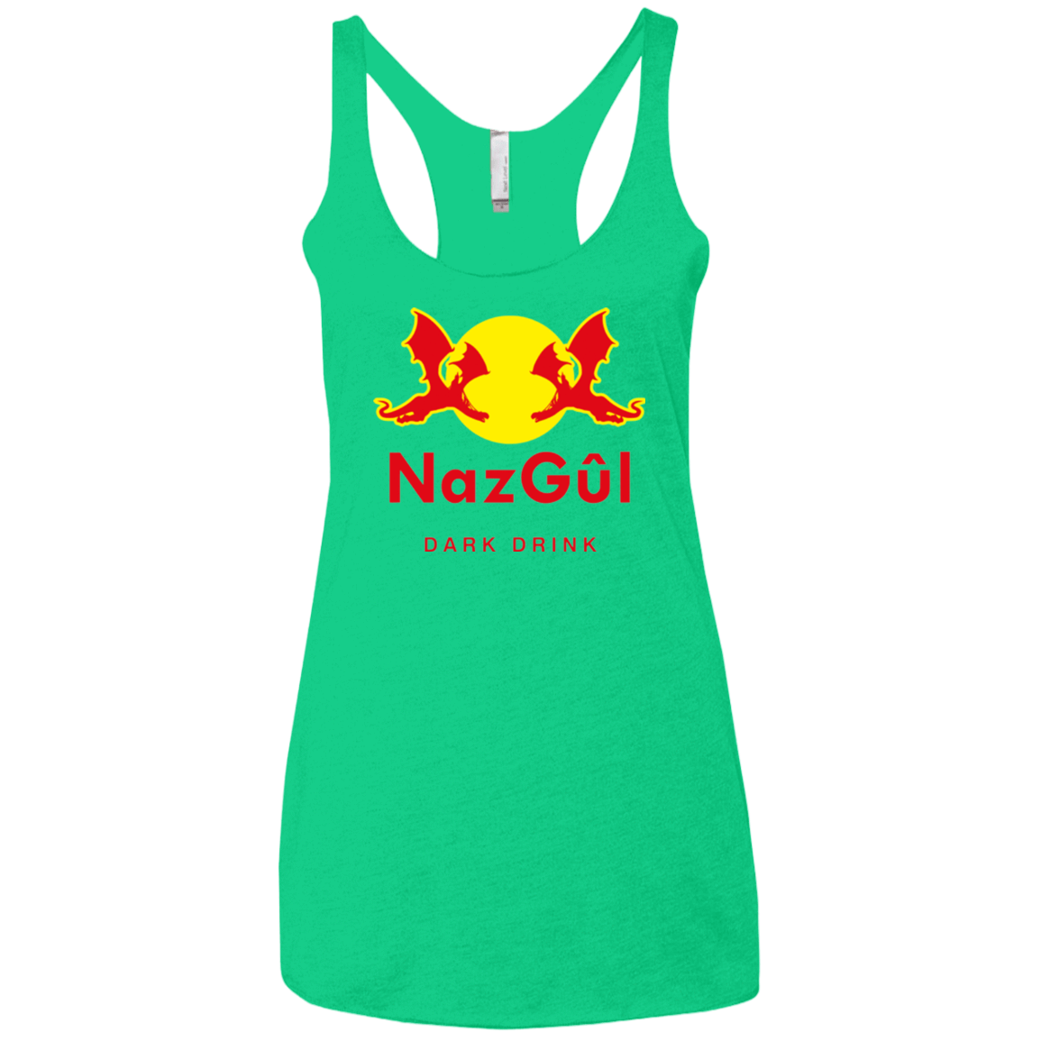 T-Shirts Envy / X-Small Dark drink Women's Triblend Racerback Tank