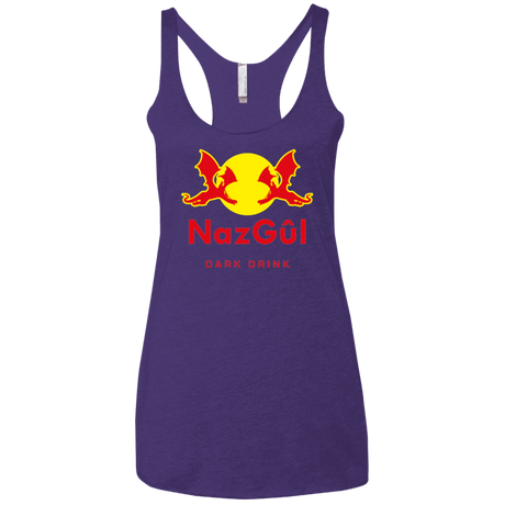 T-Shirts Purple / X-Small Dark drink Women's Triblend Racerback Tank