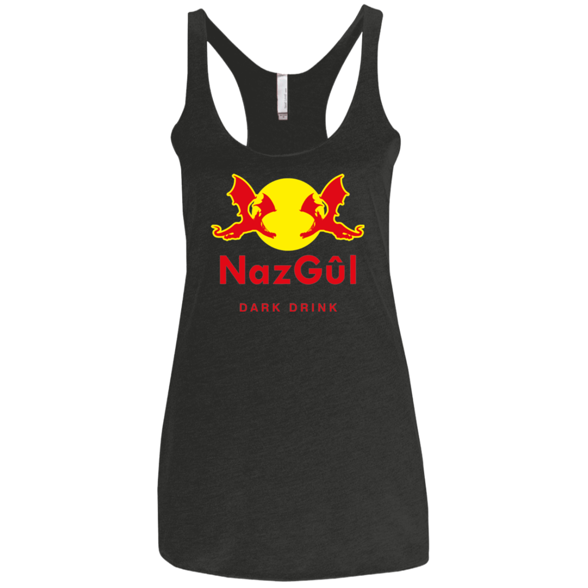 T-Shirts Vintage Black / X-Small Dark drink Women's Triblend Racerback Tank