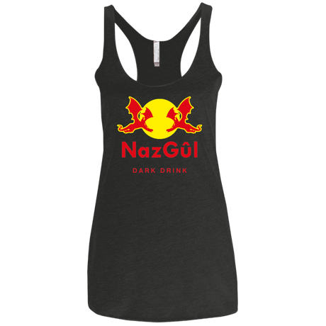 T-Shirts Vintage Black / X-Small Dark drink Women's Triblend Racerback Tank