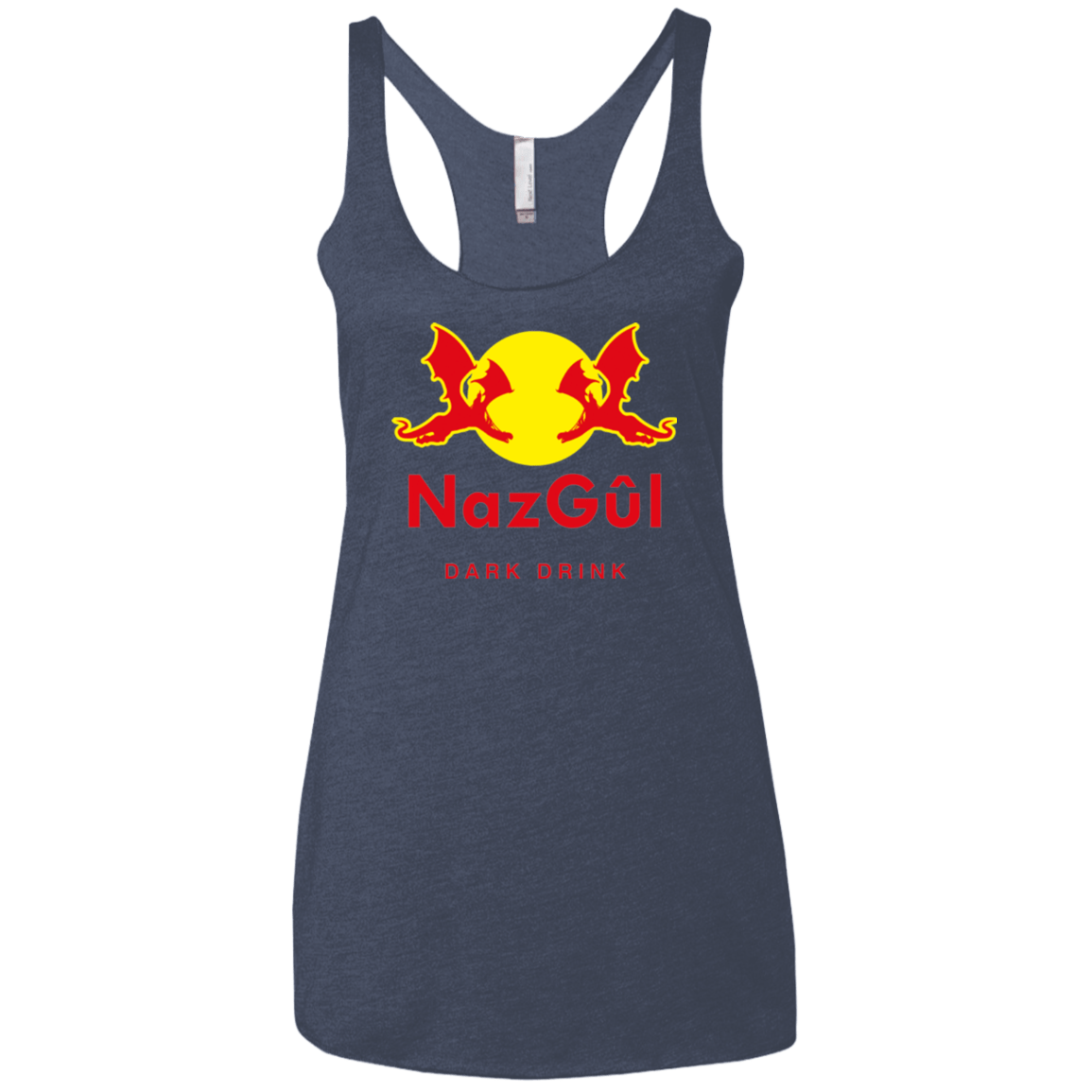 T-Shirts Vintage Navy / X-Small Dark drink Women's Triblend Racerback Tank