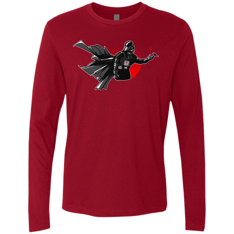 T-Shirts Cardinal / S Dark Enforcer Men's Premium Long Sleeve