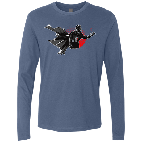 T-Shirts Indigo / S Dark Enforcer Men's Premium Long Sleeve