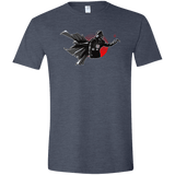 T-Shirts Heather Navy / S Dark Enforcer Men's Semi-Fitted Softstyle