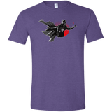 T-Shirts Heather Purple / S Dark Enforcer Men's Semi-Fitted Softstyle