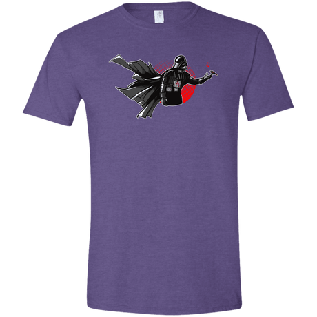 T-Shirts Heather Purple / S Dark Enforcer Men's Semi-Fitted Softstyle