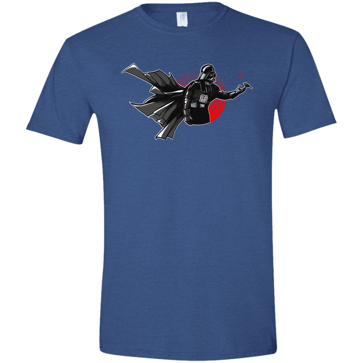 T-Shirts Heather Royal / X-Small Dark Enforcer Men's Semi-Fitted Softstyle