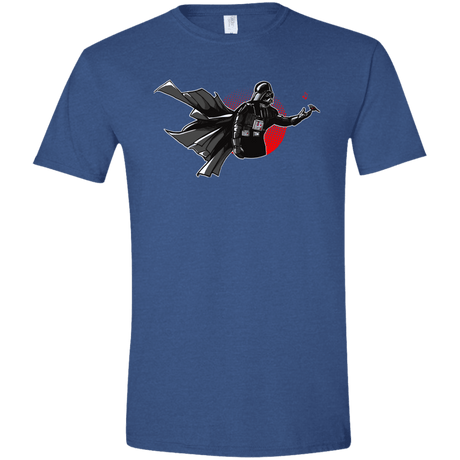 T-Shirts Heather Royal / X-Small Dark Enforcer Men's Semi-Fitted Softstyle