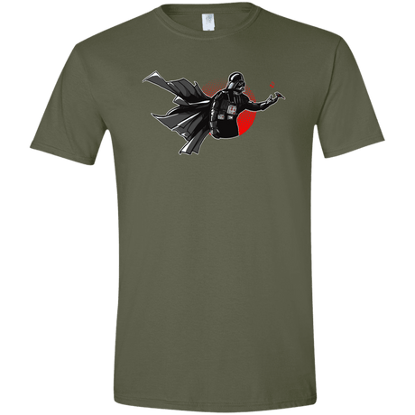 T-Shirts Military Green / S Dark Enforcer Men's Semi-Fitted Softstyle