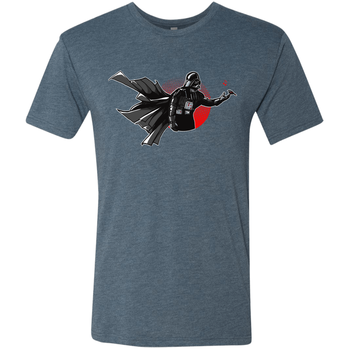 T-Shirts Indigo / S Dark Enforcer Men's Triblend T-Shirt