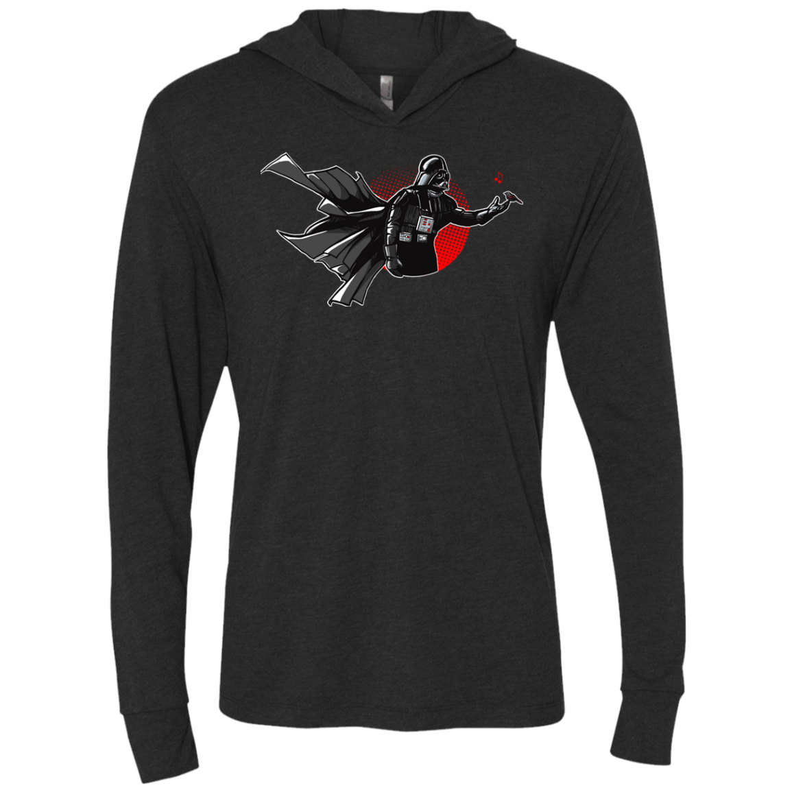 T-Shirts Vintage Black / X-Small Dark Enforcer Triblend Long Sleeve Hoodie Tee