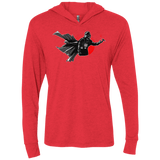 T-Shirts Vintage Red / X-Small Dark Enforcer Triblend Long Sleeve Hoodie Tee