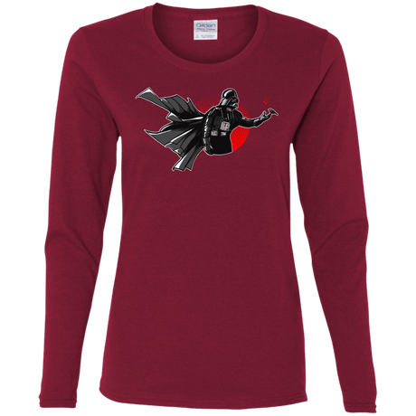 T-Shirts Cardinal / S Dark Enforcer Women's Long Sleeve T-Shirt