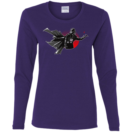 T-Shirts Purple / S Dark Enforcer Women's Long Sleeve T-Shirt