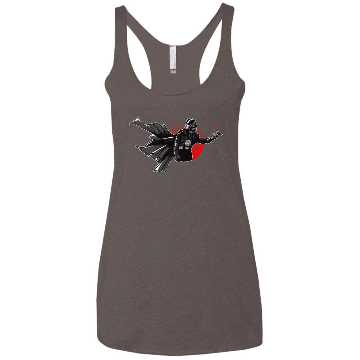 T-Shirts Macchiato / X-Small Dark Enforcer Women's Triblend Racerback Tank