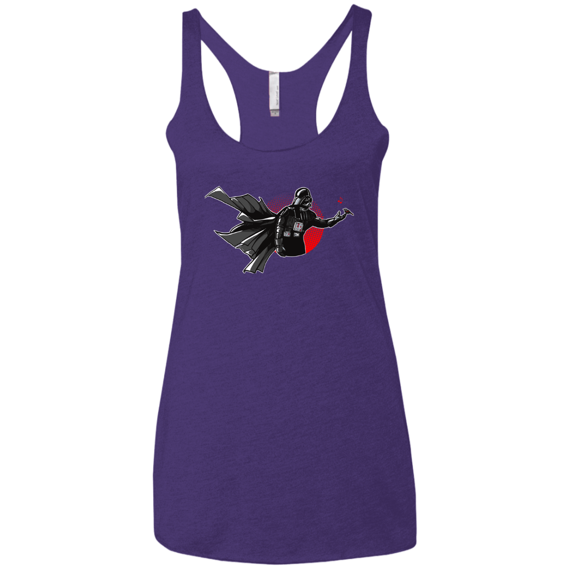 T-Shirts Purple Rush / X-Small Dark Enforcer Women's Triblend Racerback Tank