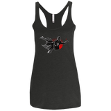 T-Shirts Vintage Black / X-Small Dark Enforcer Women's Triblend Racerback Tank