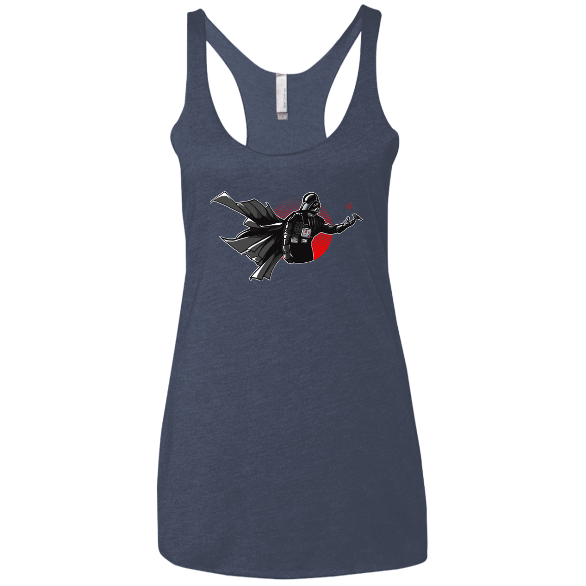 T-Shirts Vintage Navy / X-Small Dark Enforcer Women's Triblend Racerback Tank