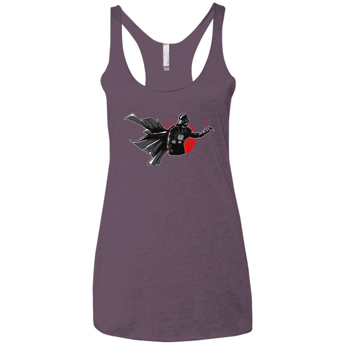 T-Shirts Vintage Purple / X-Small Dark Enforcer Women's Triblend Racerback Tank
