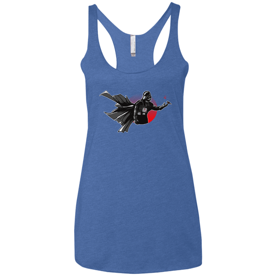 T-Shirts Vintage Royal / X-Small Dark Enforcer Women's Triblend Racerback Tank