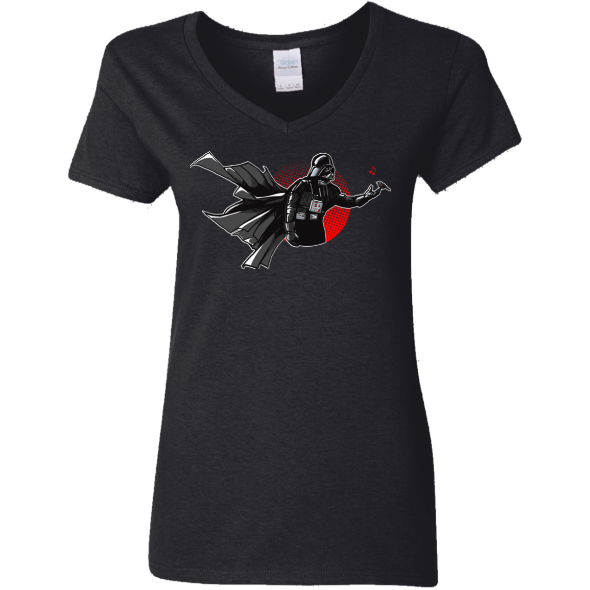 T-Shirts Black / S Dark Enforcer Women's V-Neck T-Shirt