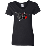 T-Shirts Black / S Dark Enforcer Women's V-Neck T-Shirt