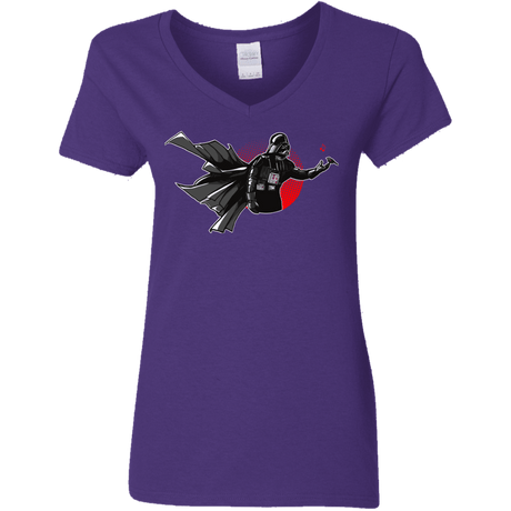 T-Shirts Purple / S Dark Enforcer Women's V-Neck T-Shirt