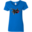 T-Shirts Royal / S Dark Enforcer Women's V-Neck T-Shirt