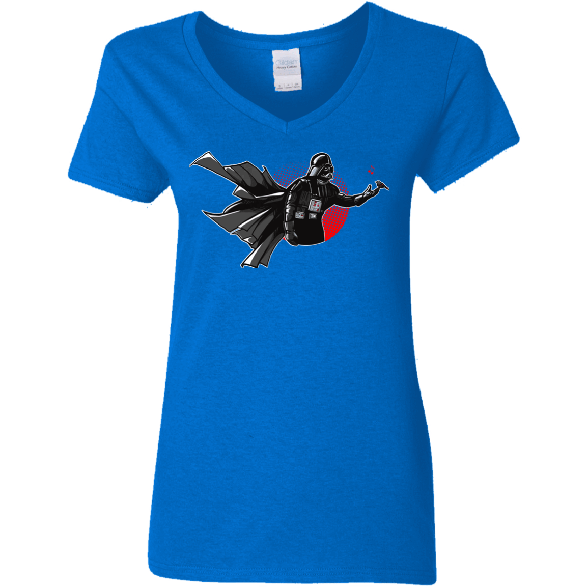 T-Shirts Royal / S Dark Enforcer Women's V-Neck T-Shirt