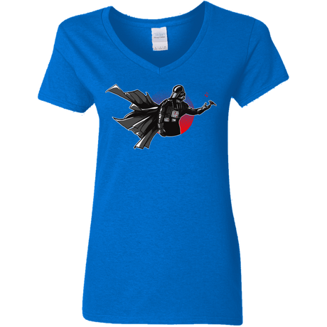 T-Shirts Royal / S Dark Enforcer Women's V-Neck T-Shirt