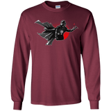 T-Shirts Maroon / YS Dark Enforcer Youth Long Sleeve T-Shirt