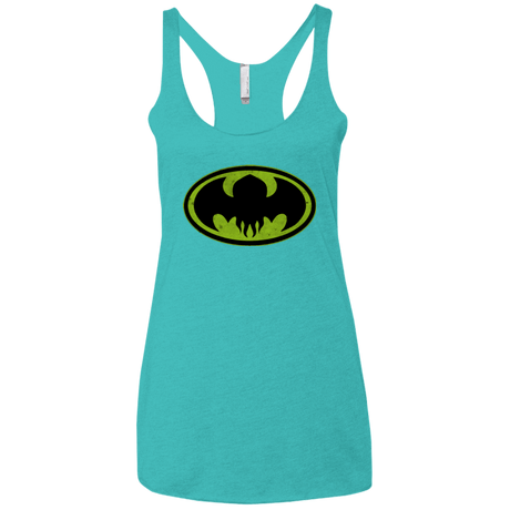 T-Shirts Tahiti Blue / X-Small Dark God Rises Women's Triblend Racerback Tank