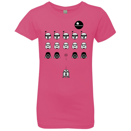 T-Shirts Hot Pink / YXS Dark Invaders Girls Premium T-Shirt