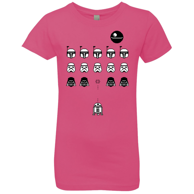 T-Shirts Hot Pink / YXS Dark Invaders Girls Premium T-Shirt