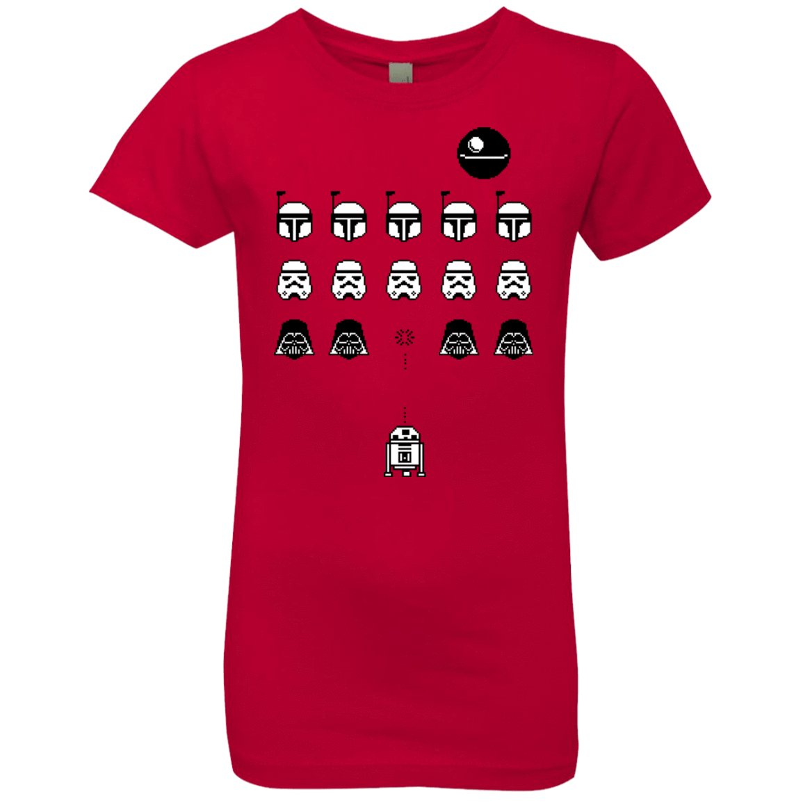 T-Shirts Red / YXS Dark Invaders Girls Premium T-Shirt