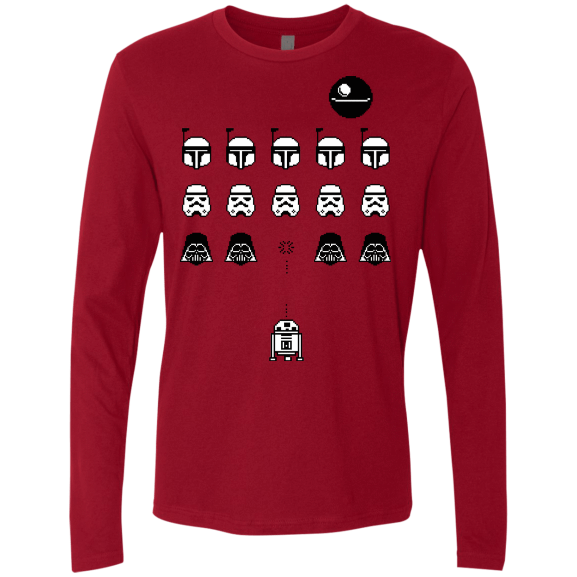 T-Shirts Cardinal / Small Dark Invaders Men's Premium Long Sleeve