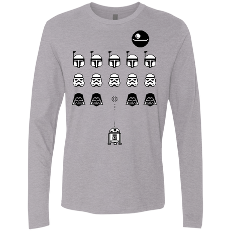 T-Shirts Heather Grey / Small Dark Invaders Men's Premium Long Sleeve