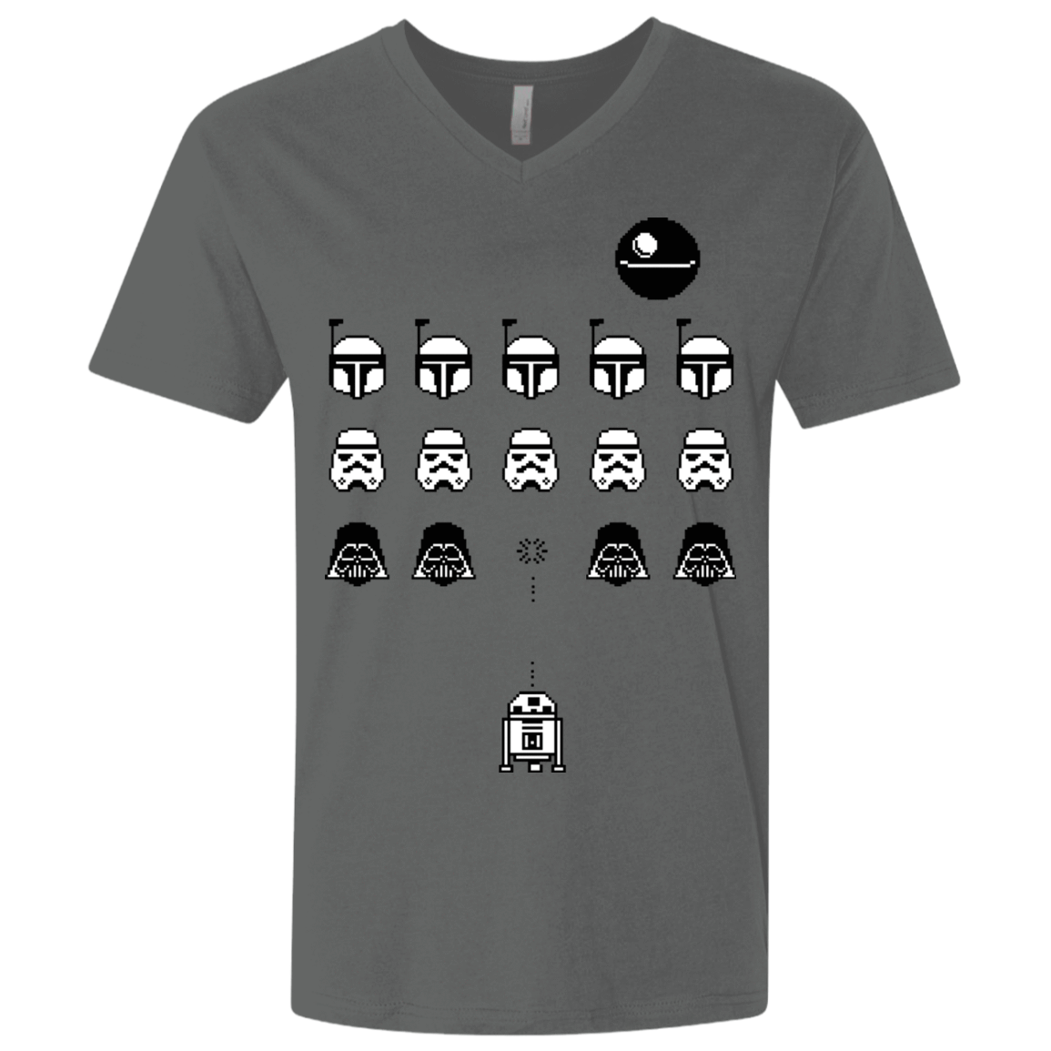 T-Shirts Heavy Metal / X-Small Dark Invaders Men's Premium V-Neck