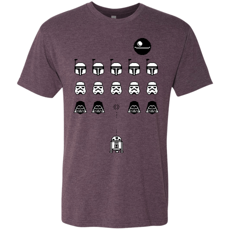 T-Shirts Vintage Purple / Small Dark Invaders Men's Triblend T-Shirt